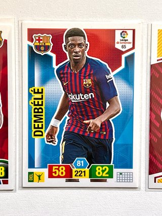 3 Cromos Adrenalyn de Dembélé