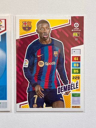 3 Cromos Adrenalyn de Dembélé