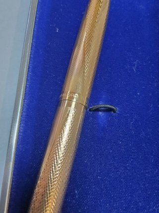 Stilografica Vintage Montegrappa laminata oro