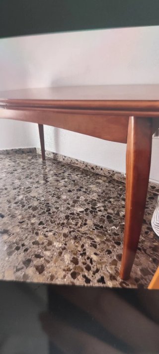 Mesa comedor extensible madera