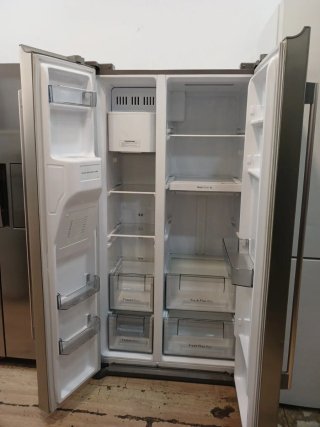 Nevera Daewoo Americana Acero Inox