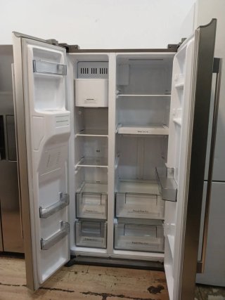 Nevera Daewoo Americana Acero Inox