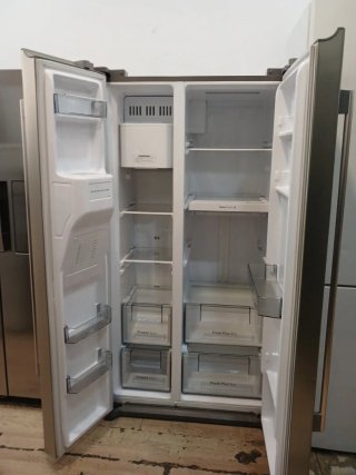 Nevera Daewoo Americana Acero Inox
