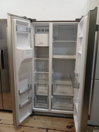 Nevera Daewoo Americana Acero Inox