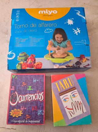 Juegos de mesa: Currencias y Tabú. TODO JUNTO POR