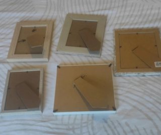 Set di Cornici per Foto in Legno e Vetro