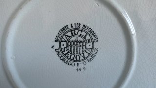 Sopera Segovia Azul y Blanca Porcelana