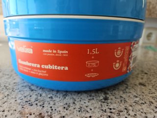 Valira Fiambrera Cubitera 1.5L Azul