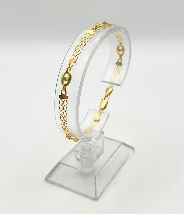 Pulsera Oro 18k Eslabones 6.72 gr