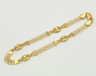 Pulsera Oro 18k Eslabones 6.72 gr
