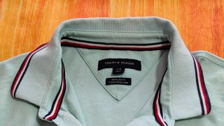 Polo Tommy Hilfiger Verde Menta Talla L