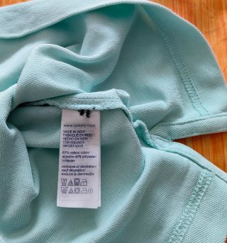 Polo Tommy Hilfiger Verde Menta Talla L