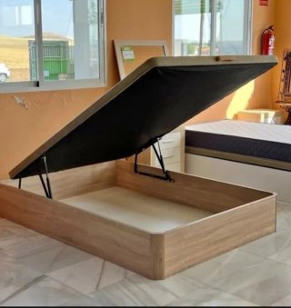 Offerta urgente: Letto con contenitore 150x199 e materasso