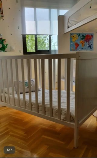 Cuna Ikea Sundvik Blanca