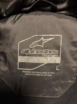 Chaqueta moto alpinestars mujer