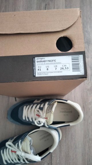 Zapatillas Pompeii Azul/Blanco Talla 41