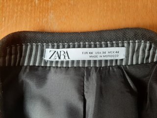 Traje Zara Negro Talla 46