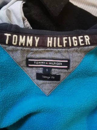 Sudadera vintage Fit ⁹Tommy Hilfiger 1985 Azul