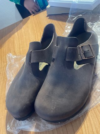 Birkenstock London Piel Marrón Hombre