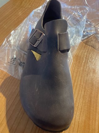 Birkenstock London Piel Marrón Hombre