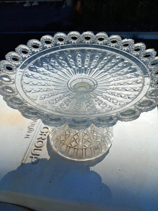 Alzata torta vintage retrò L25 H14