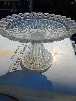 Alzata torta vintage retrò L25 H14