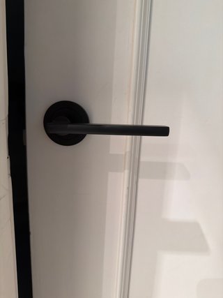 4 Manillas de puerta negras