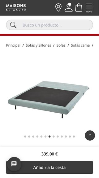 Sofá Cama 2 Plazas Maisons du Monde