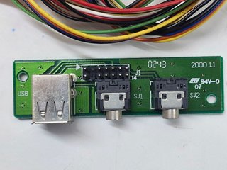 Pannello IO Frontale Olidata USB + Audio