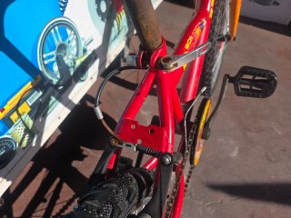 Bicicleta Top Racer Roja y Naranja (Negociable)