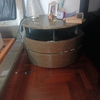 Camera da letto marmorea laccata colore grigio