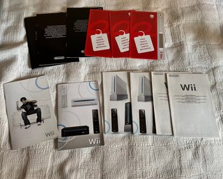 Conjunto de manuales Wii Nintendo