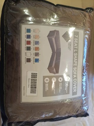 Funda para sofá en L 7 plazas