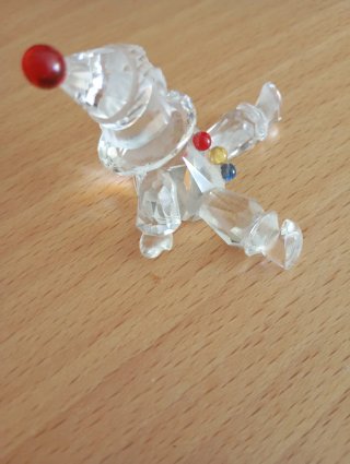 Figura de cristal Swarovski payaso