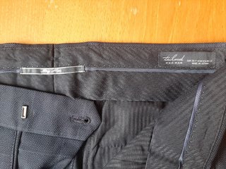 Traje Mango Talla 48 Azul Oscuro