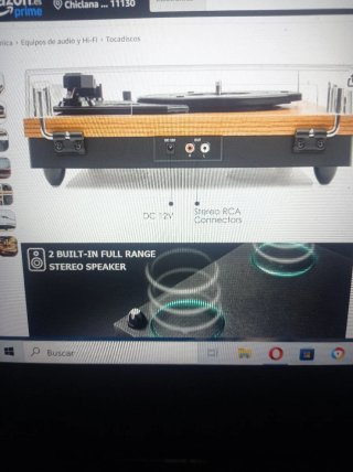 Tocadiscos Artone Madera