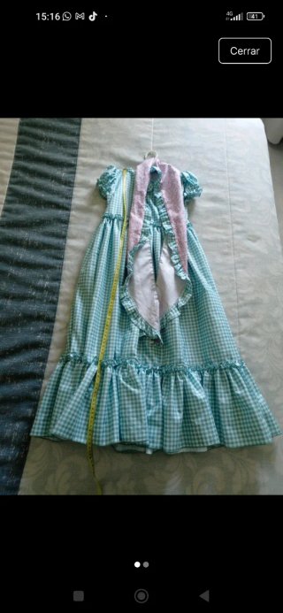 Vestido de flamenca talla 6 años.