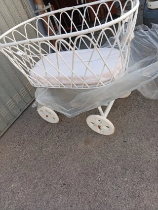 Culla in vimini per neonato