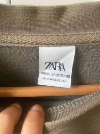Sudadera Zara Hombre Marrón
