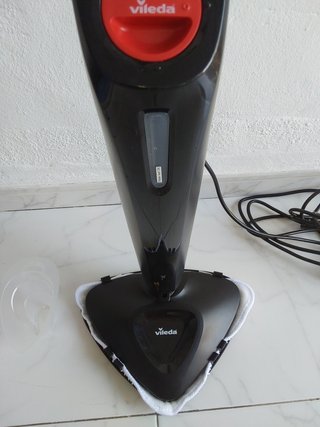 VILEDA-Steam PLUS-Mopa a vapor-Rendimiento de limpieza higiénico-Elimina hasta un 99,9% de bacterias-Perfecto para alfombras y t