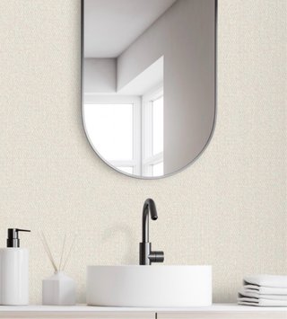 Papel pintado efecto yute texturizado