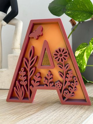 Letras y números personalizados