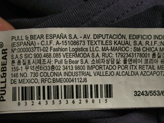 Camiseta Pull and Bear Talla XS