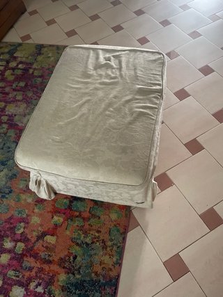 Divano letto maxi con pouf