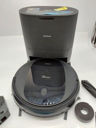Cecotec Robot Aspirador y Fregasuelos con Base de Autovaciado Conga 2290 Ultra Home. 4 en 1, 2100 Pa, App con Mapa, Limpieza Ord