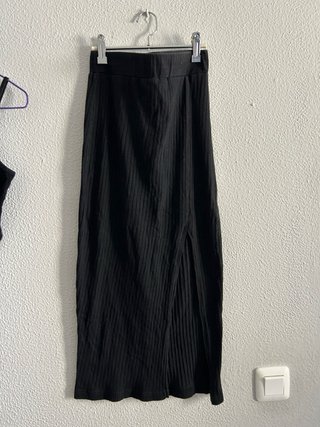 Conjunto Top y Falda Negro