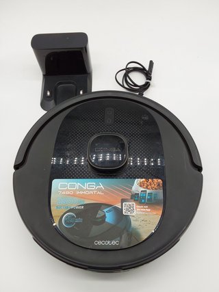 Cecotec Robot Aspirador Conga 7490 Immortal X-Treme con Navegación Láser. Limpieza 4 en 1: Barre, Aspira, Friega y Pasa la Mopa,