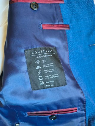 Traje azul Cortefiel Talla 52