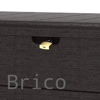 Baule PVC 416 L Marrone - 70x129x62 cm - Duramax