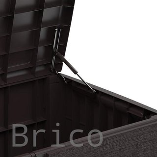 Baule PVC 416 L Marrone - 70x129x62 cm - Duramax